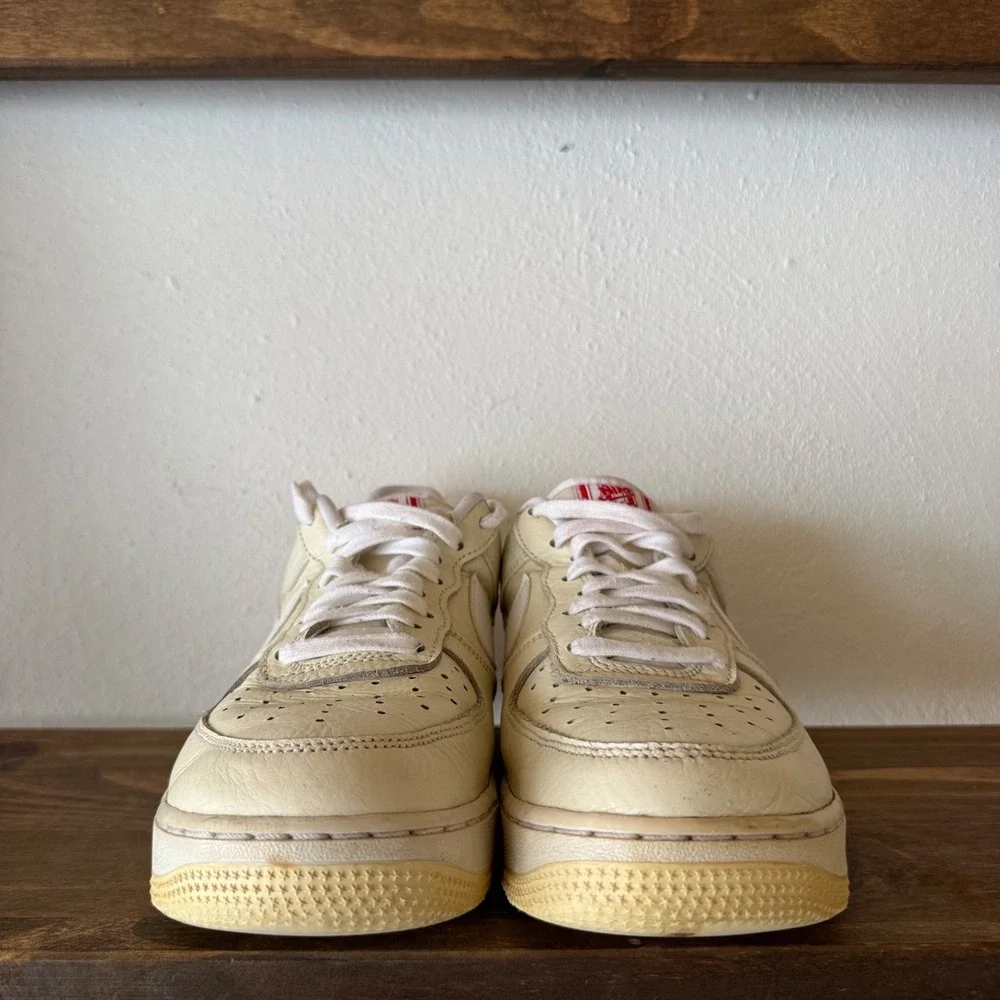Nike Air Force 1 Low '07 Premium Popcorn‎ Sneakers Men's Size 8.5 CW2919-100